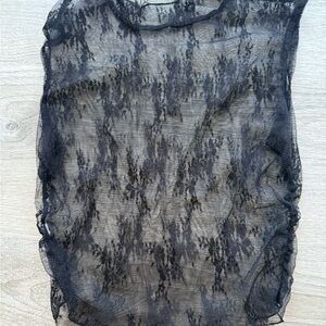 Elegant Black Lace Top